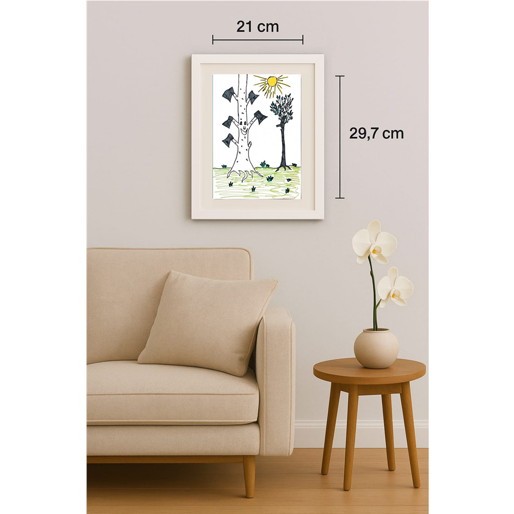 Bartkevich Alisa 29x21cm Orijinal Karikatür BOD00444