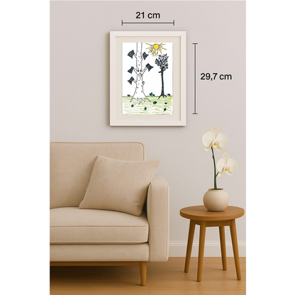 Bartkevich Alisa 29x21cm Orijinal Karikatür BOD00444