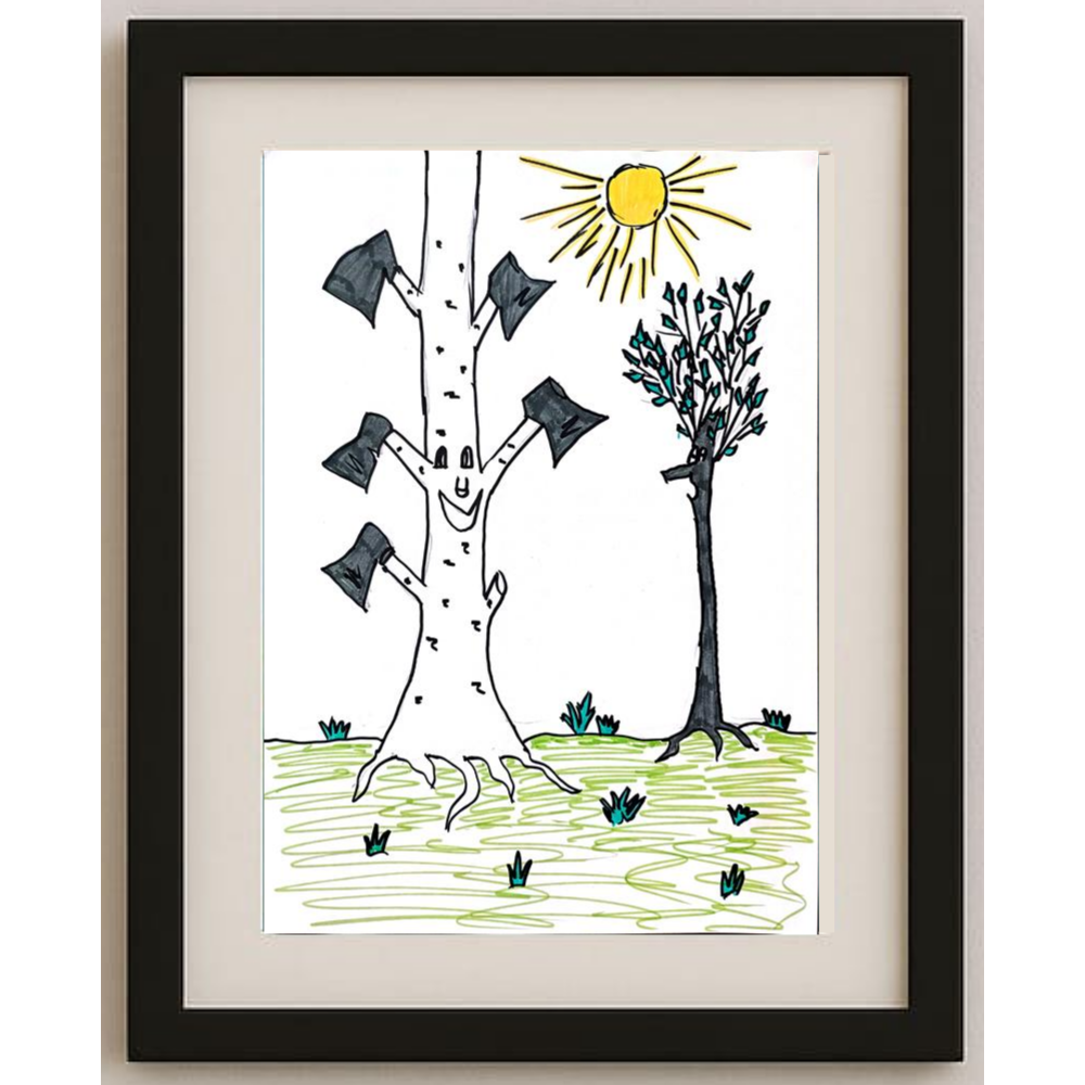 Bartkevich Alisa 29x21cm Orijinal Karikatür BOD00444