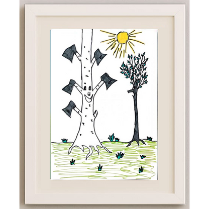 Bartkevich Alisa 29x21cm Orijinal Karikatür BOD00444