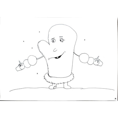 Anna Kyrinnaya 29x21cm Orijinal Karikatür BOD00447