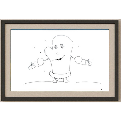 Anna Kyrinnaya 29x21cm Orijinal Karikatür BOD00447