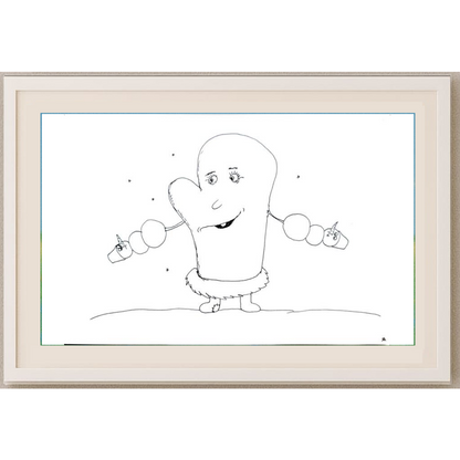 Anna Kyrinnaya 29x21cm Orijinal Karikatür BOD00447