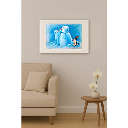 Xia Lichuan 35x25cm Orijinal Karikatür BOD01179