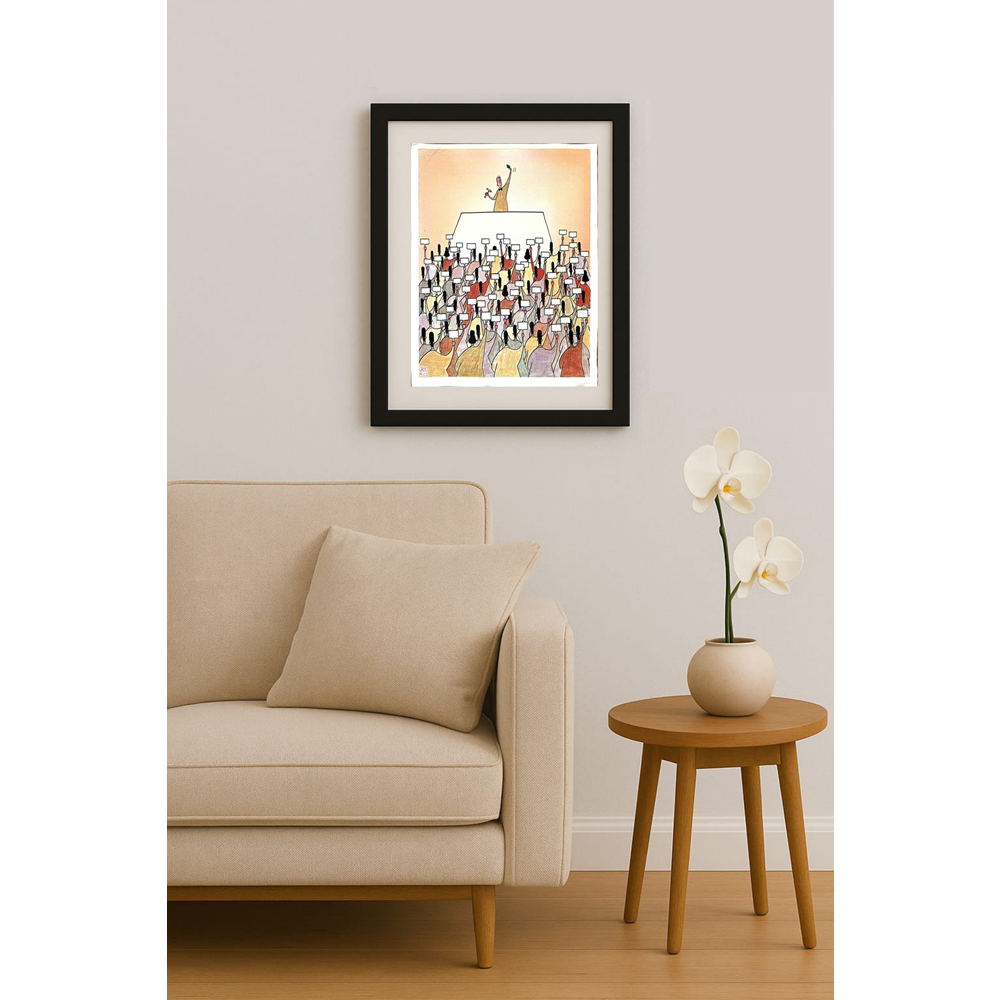 Yu Xian Yao 35x25cm Orijinal Karikatür BOD01191