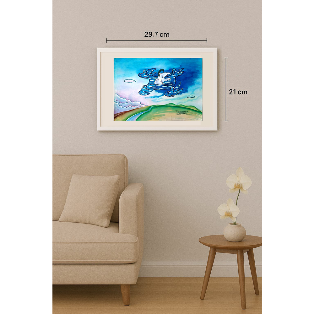 Chai Yongmin 29x21cm Orijinal Karikatür BOD01219