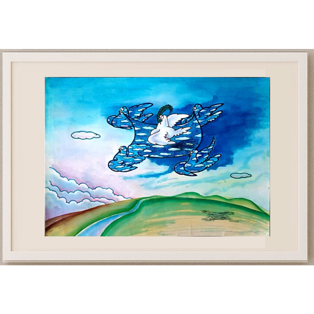 Chai Yongmin 29x21cm Orijinal Karikatür BOD01219