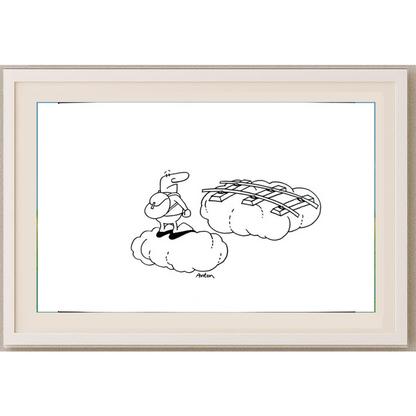 Anton Kotreba 29x21cm Orijinal Karikatür BOD01227