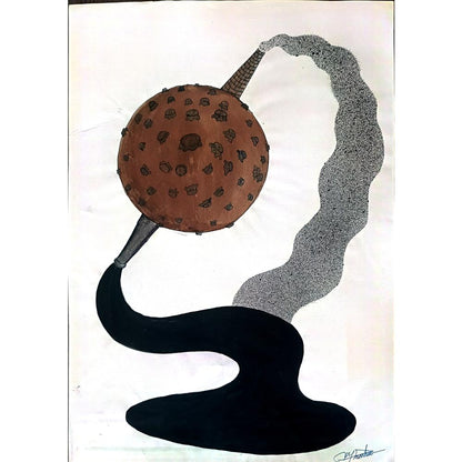 Zang Jun 35x25cm Orijinal Karikatür BOD01256