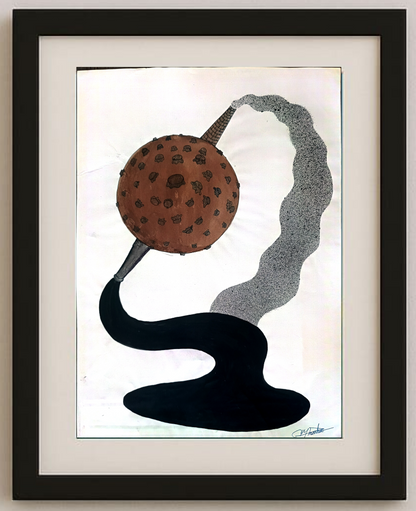 Zang Jun 35x25cm Orijinal Karikatür BOD01256