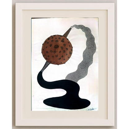 Zang Jun 35x25cm Orijinal Karikatür BOD01256