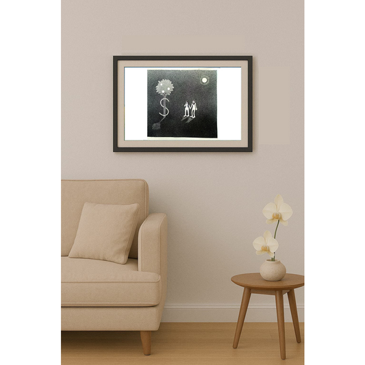 Zdravko Beshendgiev 35x35cm Orijinal Karikatür BOD01264