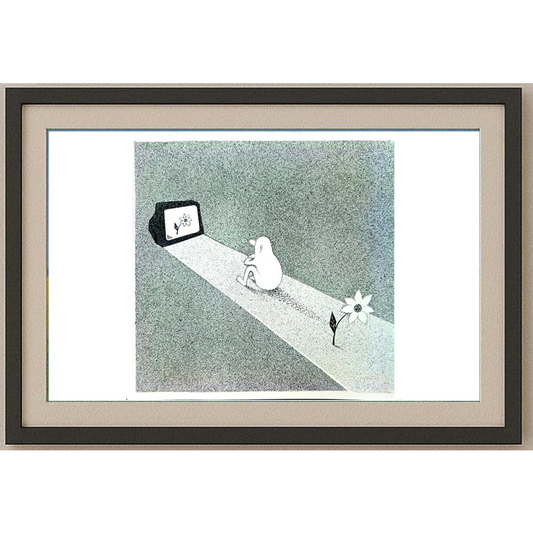 Zdravko Beshendgiev 35x35cm Orijinal Karikatür BOD01265