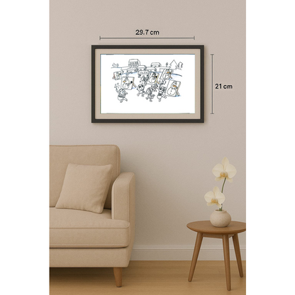 Chen Yue Xi 29x21cm Orijinal Karikatür BOD01271