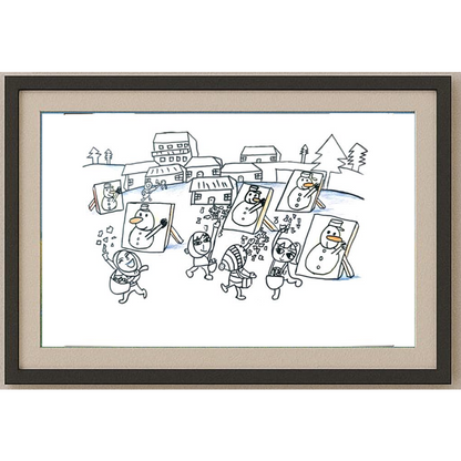 Chen Yue Xi 29x21cm Orijinal Karikatür BOD01271