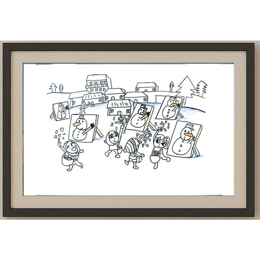 Chen Yue Xi 29x21cm Orijinal Karikatür BOD01271