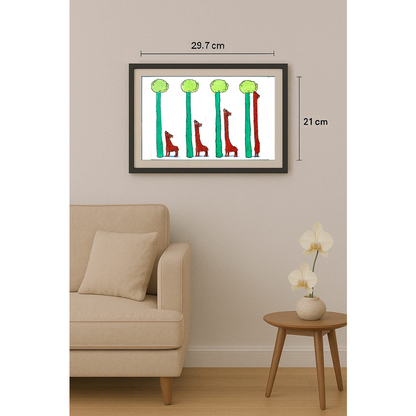 Chao Yang Qu 29x21cm Orijinal Karikatür BOD01275