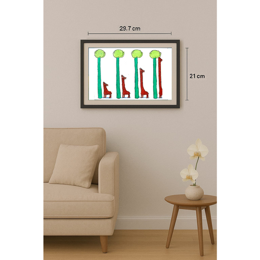 Chao Yang Qu 29x21cm Orijinal Karikatür BOD01275