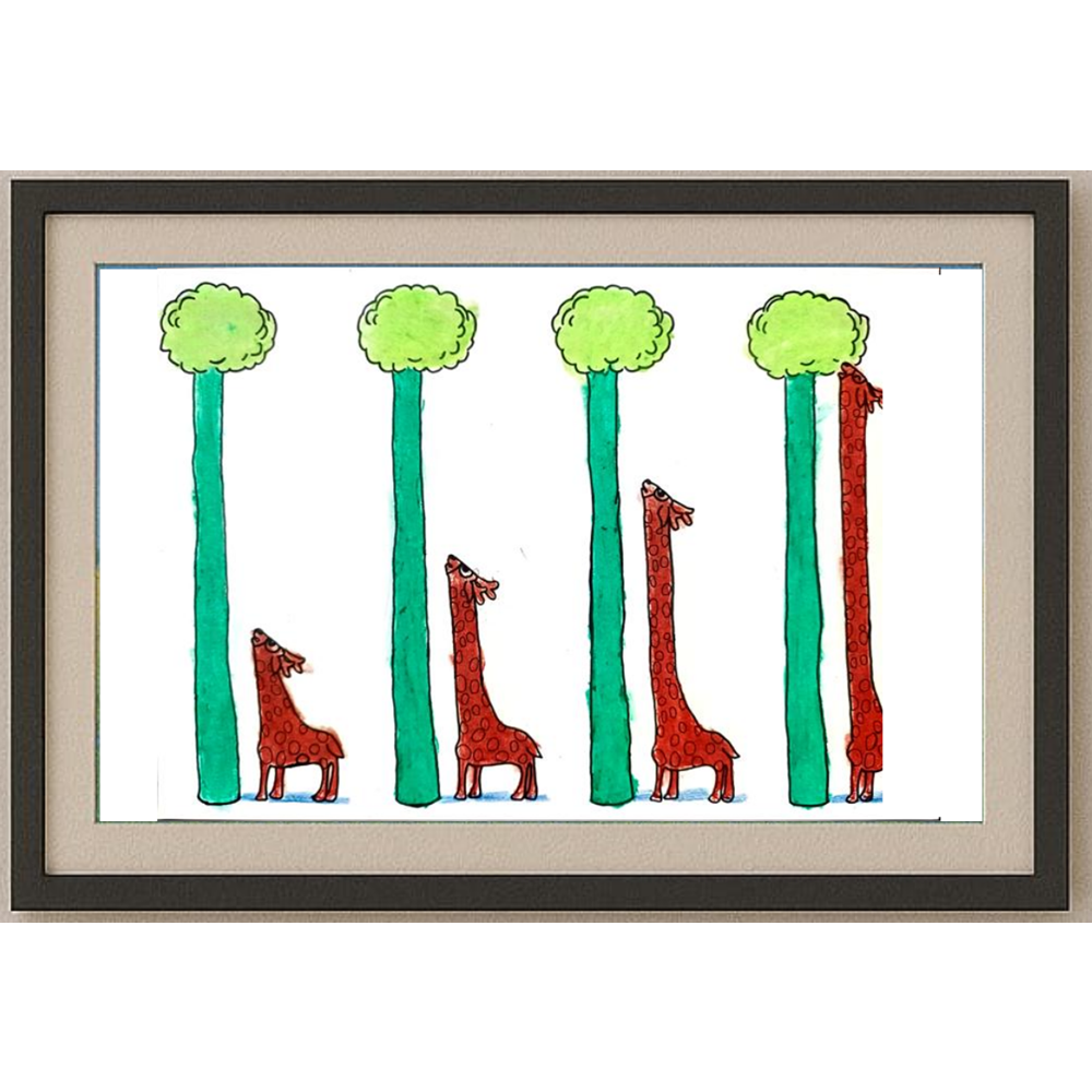 Chao Yang Qu 29x21cm Orijinal Karikatür BOD01275