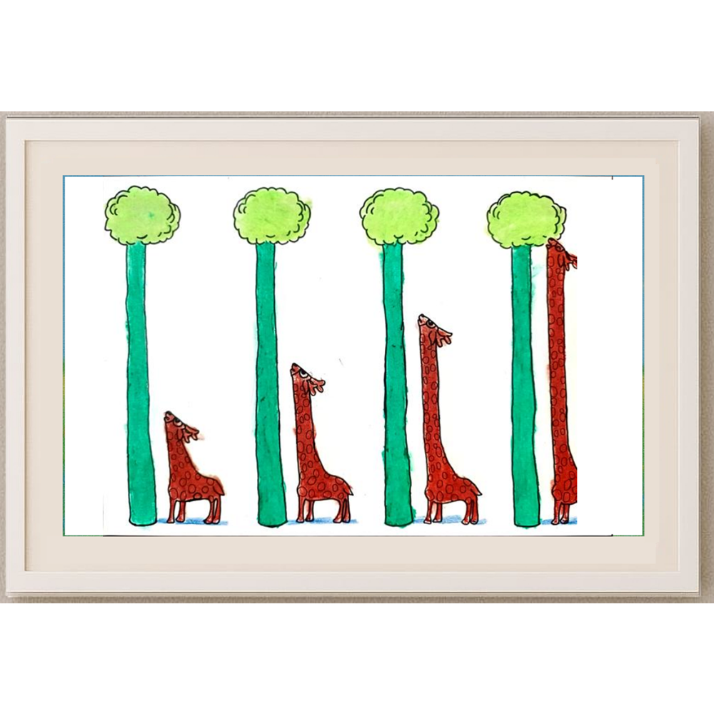 Chao Yang Qu 29x21cm Orijinal Karikatür BOD01275