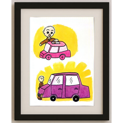 An Xin 29x21cm Orijinal Karikatür BOD01281