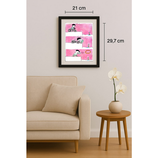 Yuan Yilin 29x21cm Orijinal Karikatür BOD01286