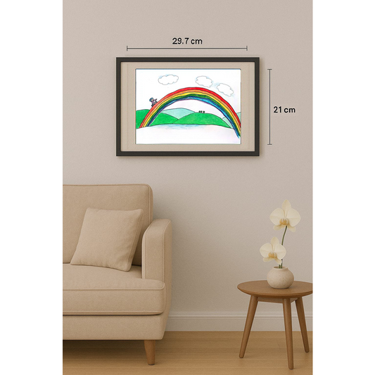 Zhang Si Qi 29x21cm Orijinal Karikatür BOD01287