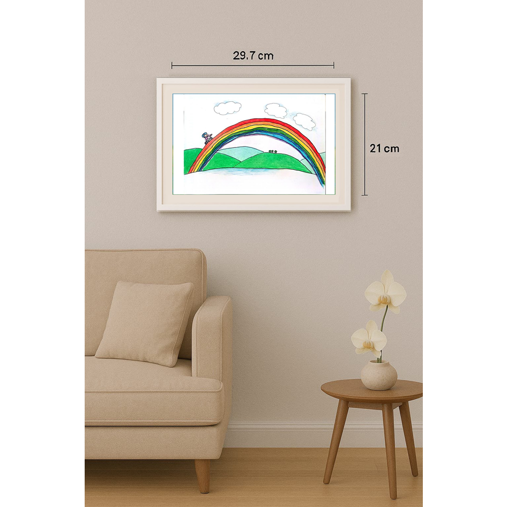 Zhang Si Qi 29x21cm Orijinal Karikatür BOD01287