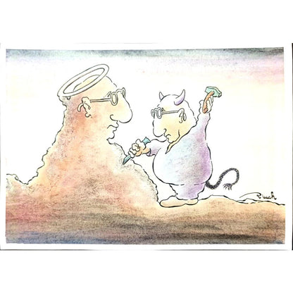 Vjekoslav Klaic 29x21cm Orijinal Karikatür BOD01503