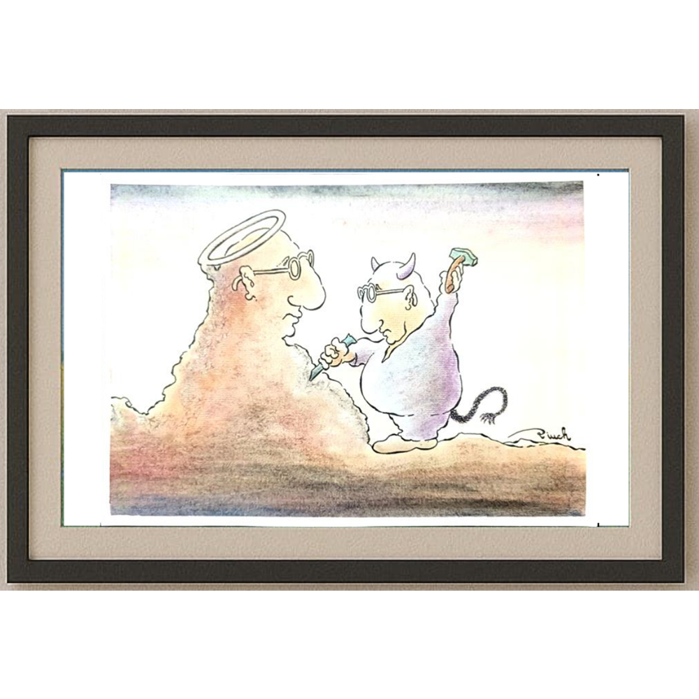 Vjekoslav Klaic 29x21cm Orijinal Karikatür BOD01503