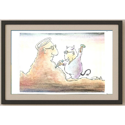 Vjekoslav Klaic 29x21cm Orijinal Karikatür BOD01503