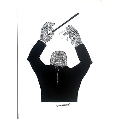 Tomislav Dusanic 29x21cm Orijinal Karikatür BOD01513