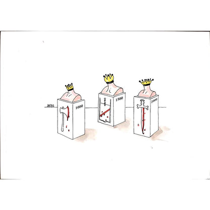 Winfried Besslich 29x21cm Orijinal Karikatür BOD01514