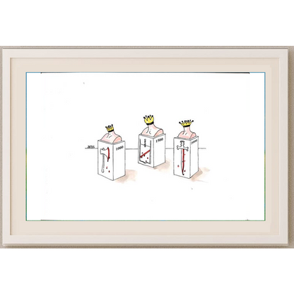 Winfried Besslich 29x21cm Orijinal Karikatür BOD01514