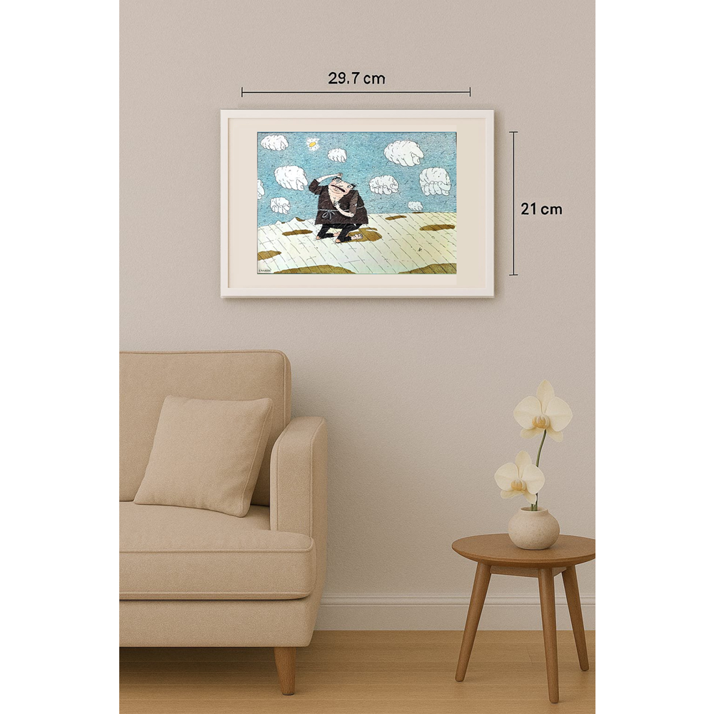 Balabas Victor 29x21cm Orijinal Karikatür BOD01516