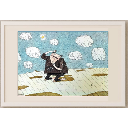 Balabas Victor 29x21cm Orijinal Karikatür BOD01516