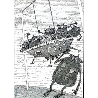 Balabas Victor 29x21cm Orijinal Karikatür BOD01517