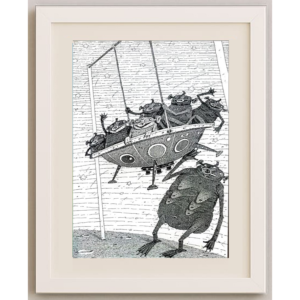 Balabas Victor 29x21cm Orijinal Karikatür BOD01517