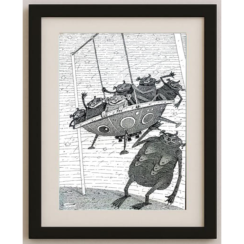 Balabas Victor 29x21cm Orijinal Karikatür BOD01517