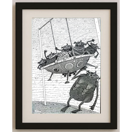 Balabas Victor 29x21cm Orijinal Karikatür BOD01517