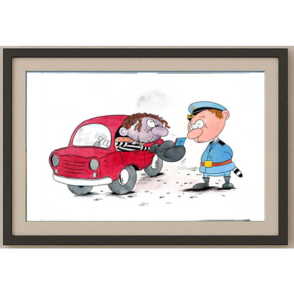 Bogdanov Victor 29x21cm Orijinal Karikatür BOD01524