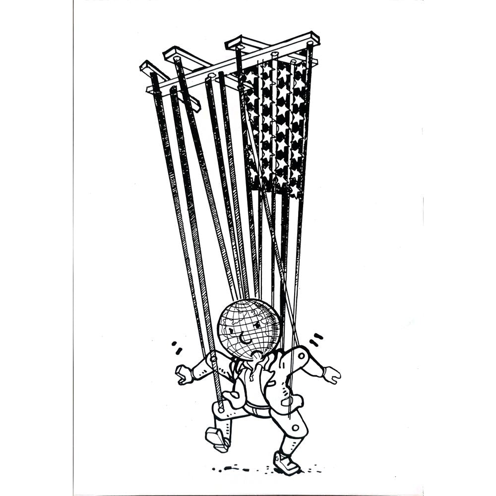 Unknown 29x21cm Orijinal Karikatür BOD01526