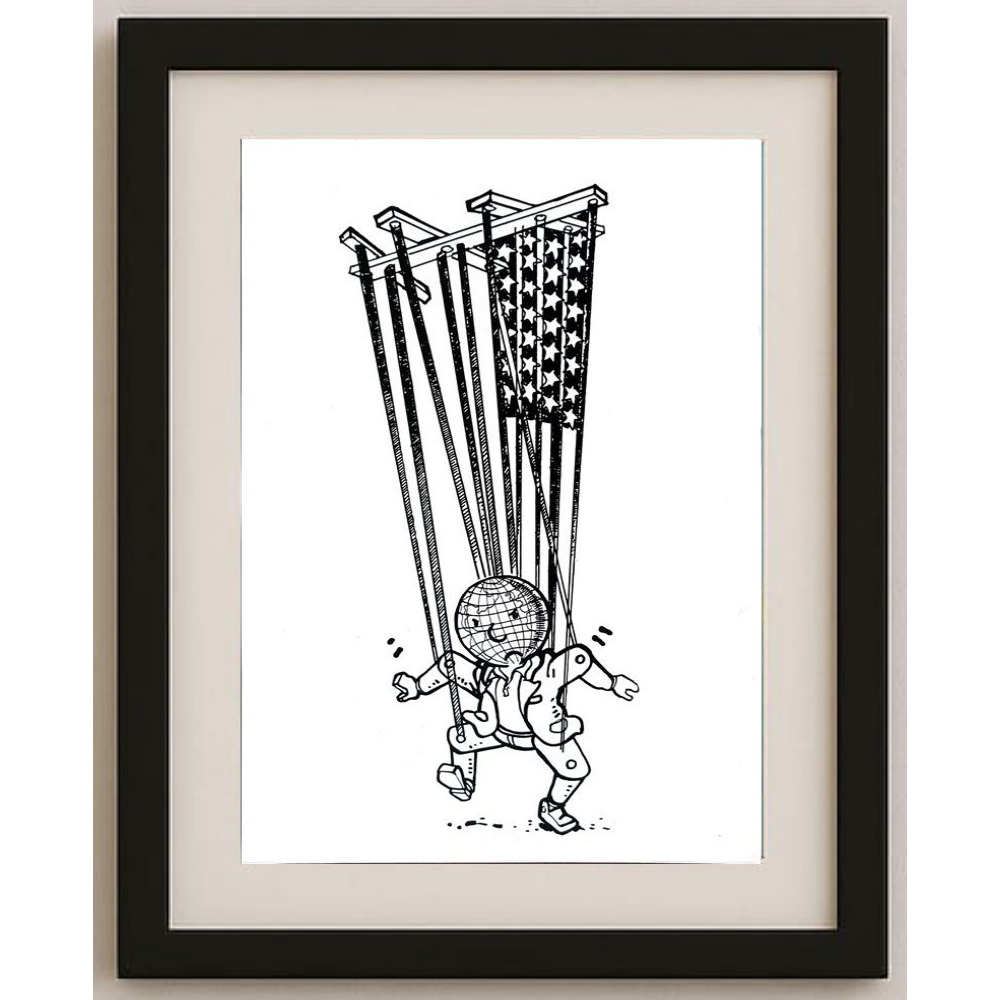 Unknown 29x21cm Orijinal Karikatür BOD01526