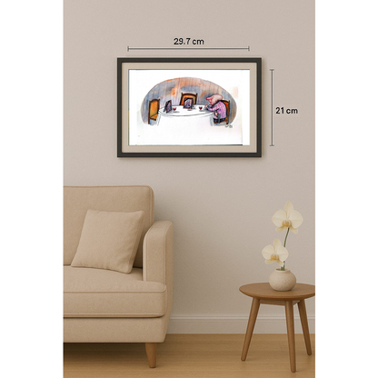 Cristian Topan 29x21cm Orijinal Karikatür BOD01528