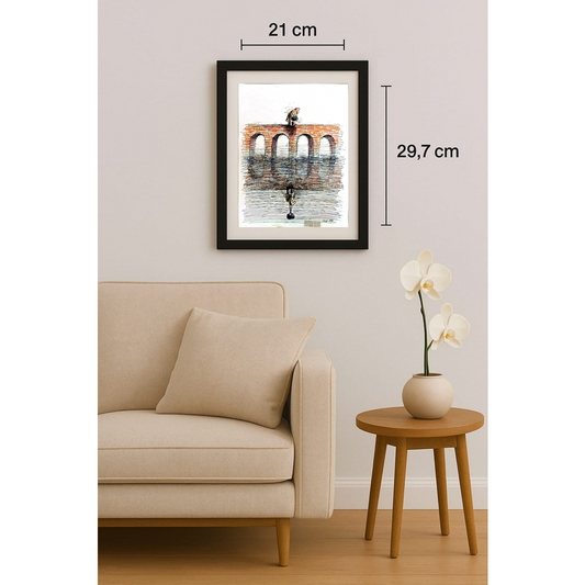 Viacheslav Bibishel 29x21cm Orijinal Karikatür BOD01529