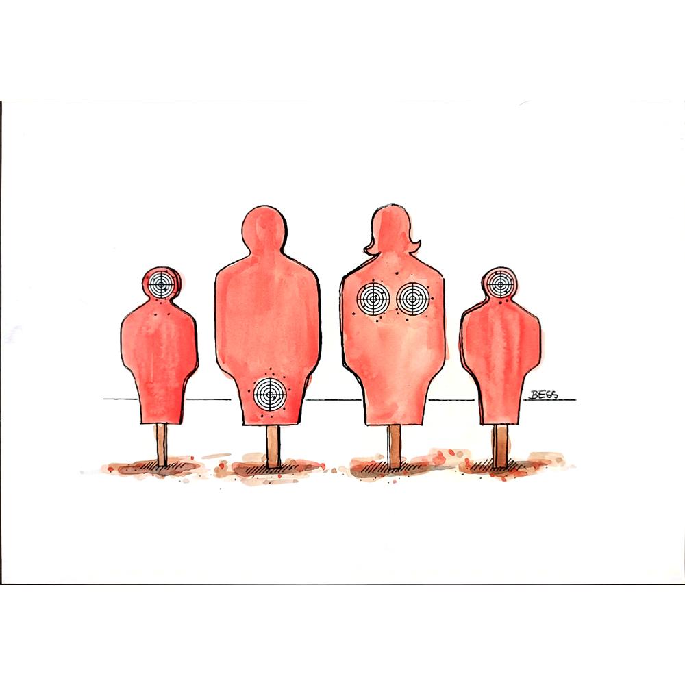 Winfried Besslich 29x21cm Orijinal Karikatür BOD01534