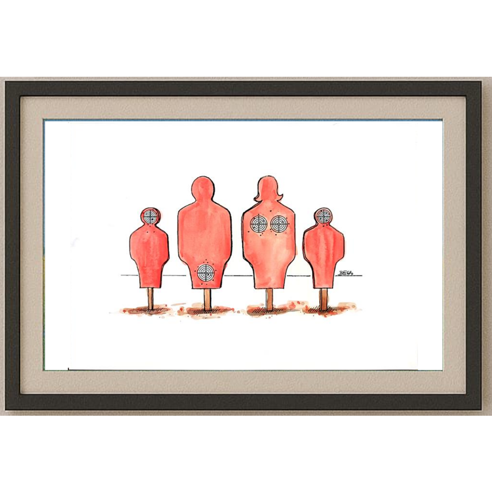 Winfried Besslich 29x21cm Orijinal Karikatür BOD01534