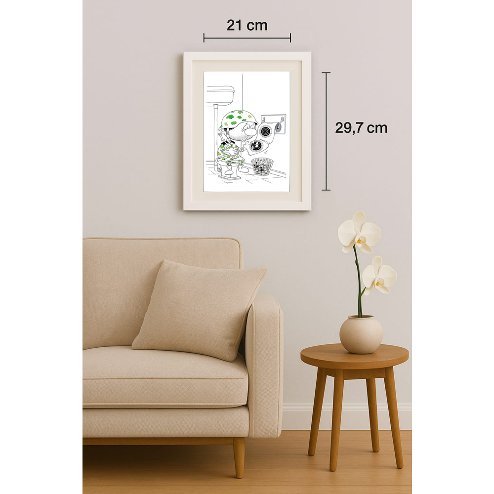 Victor Bogdanov 29x21cm Orijinal Karikatür BOD01537