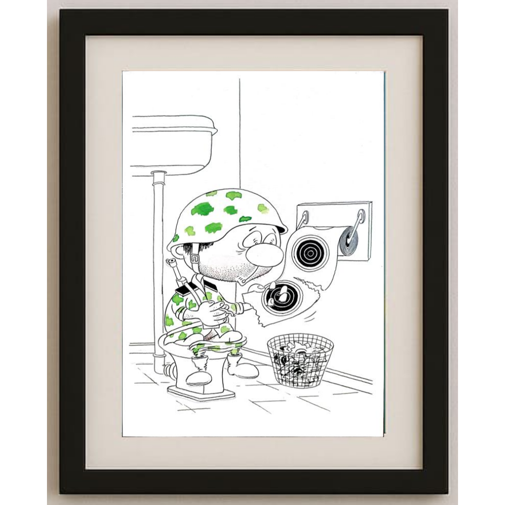 Victor Bogdanov 29x21cm Orijinal Karikatür BOD01537