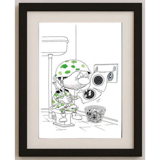 Victor Bogdanov 29x21cm Orijinal Karikatür BOD01537